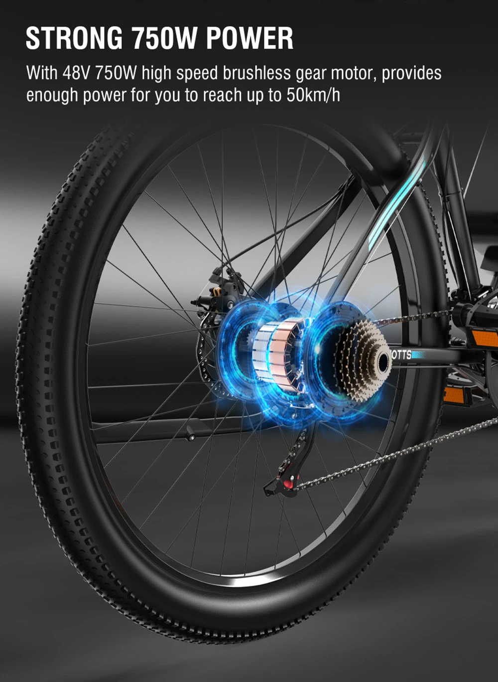 duotts c29 elektrický bicykel